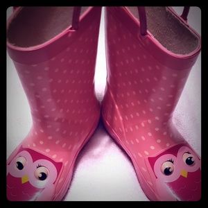 Pink Girls Western Chief Rain Boots